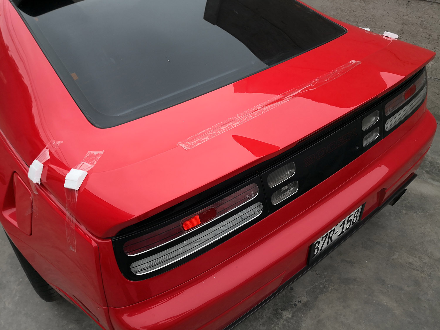 twinz 300zx rear wing installation