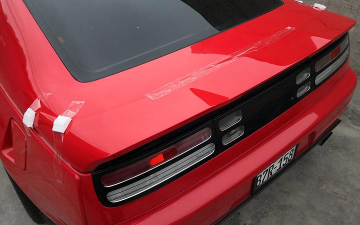 twinz 300zx rear wing installation